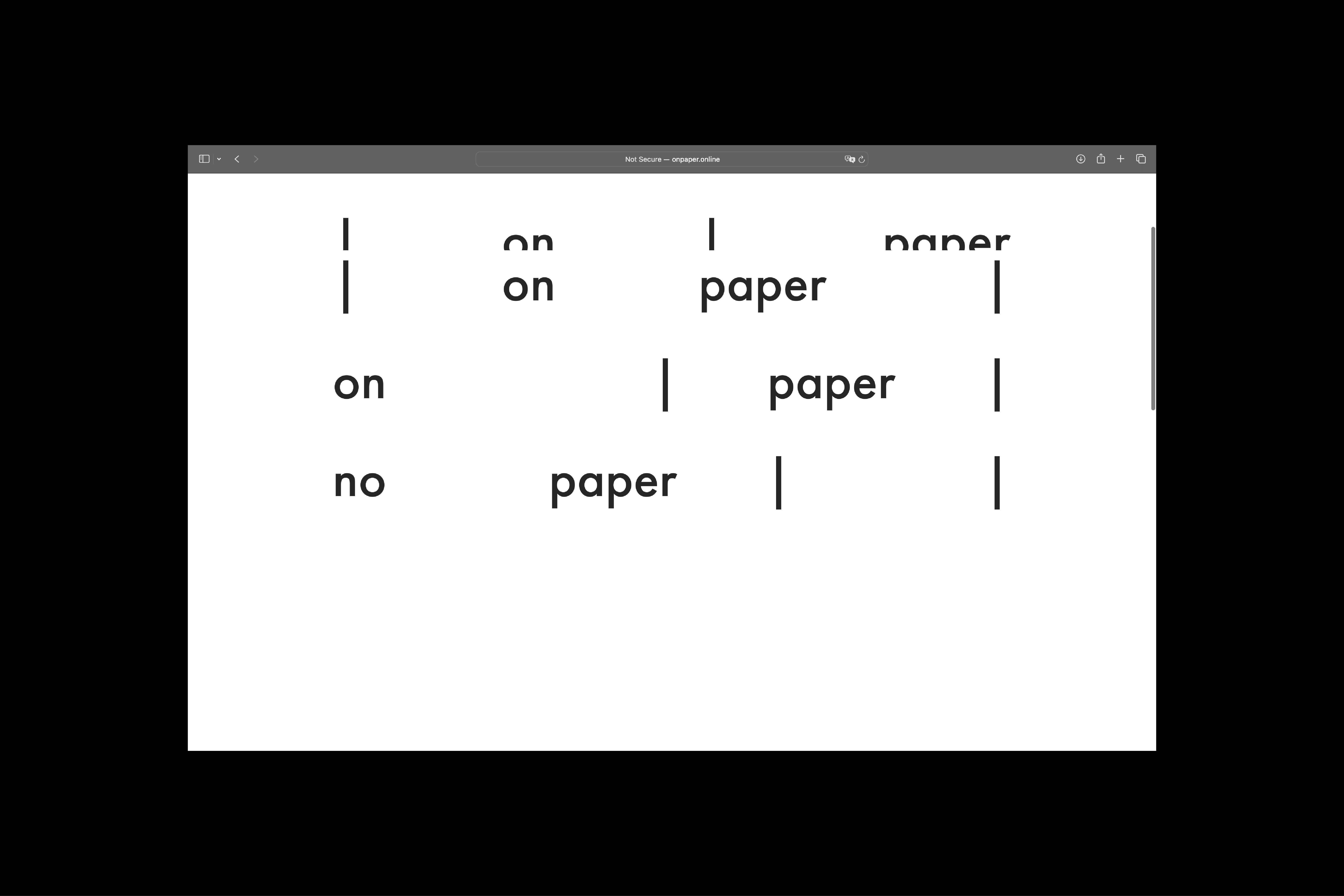 890 On Paper (exhibition website), for Hong Shu ying and Kirti Upadhyaya